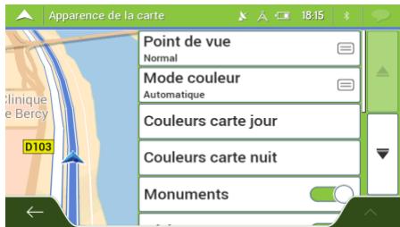 MAPPY iTi S456 - Paramètres de la vue de navigation - 1