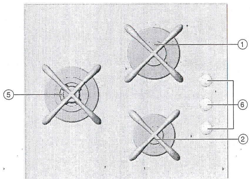 SCHOLTES TV 64S - La table de cuisson - 2