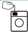 THOMSON TW147AWH - Ajoutez la lessive et l'adoucissant. - 1