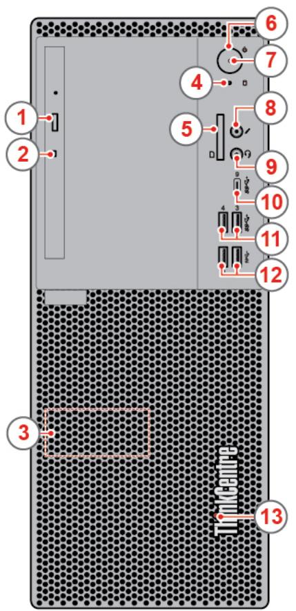 LENOVO M720TOWER - Vue avant - 1