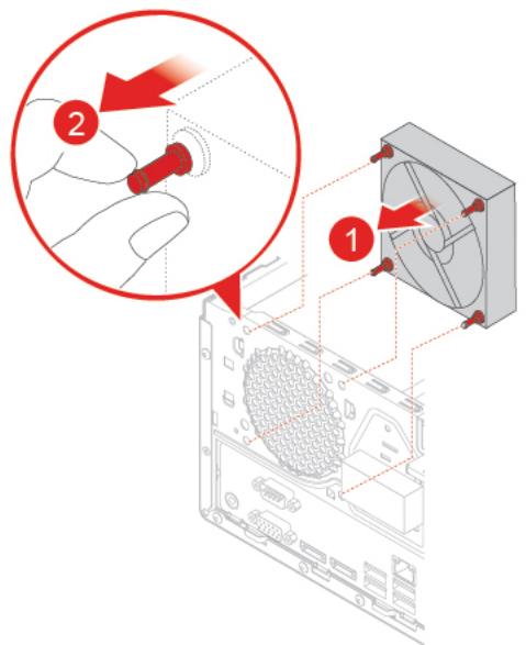 LENOVO M720TOWER - Remplacement du ventilateur arrière - 2