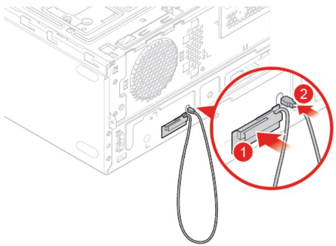 LENOVO M720TOWER - Remplacement de l'antenne Wi-Fi avant - 2