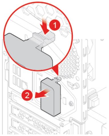 LENOVO M720TOWER - Remplacement de l'antenne Wi-Fi arrière - 1
