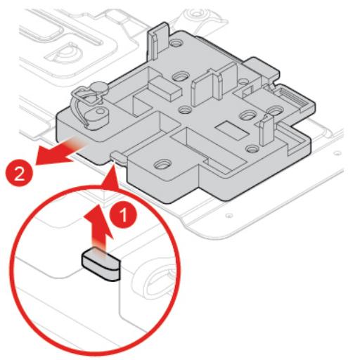 LENOVO M720TOWER - Remplacement du support de disque SSD M.2 - 1