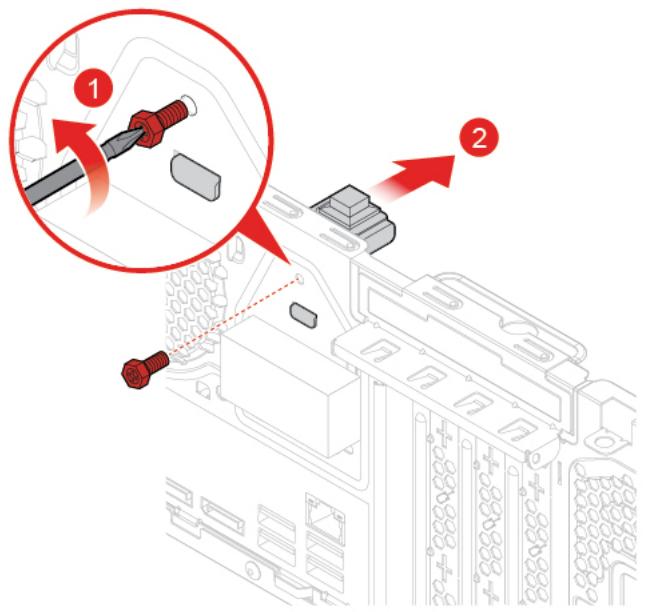 LENOVO M720TOWER - Remplacement de l'interrupteur de détection de présence du carter - 3