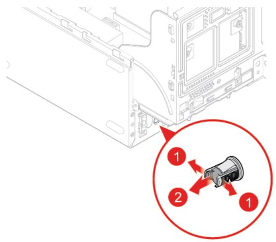 LENOVO M720TOWER - Remplacement du câble du voyant rouge - 2