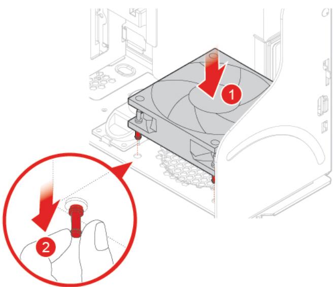 LENOVO M720TOWER - Remplacement du ventilateur avant - 3
