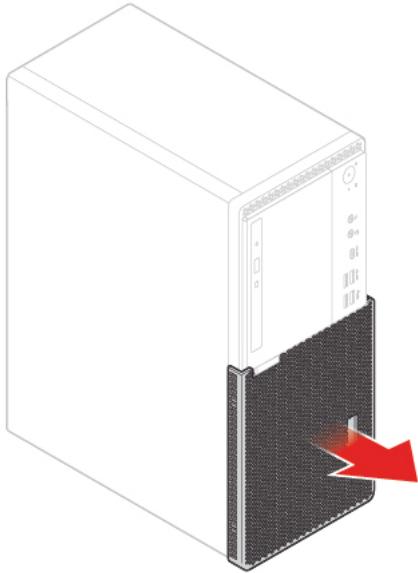 LENOVO M720TOWER - Remplacement du dispositif de protection anti-poussière - 1