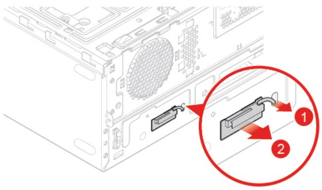 LENOVO M720TOWER - Remplacement de l'antenne Wi-Fi avant - 1