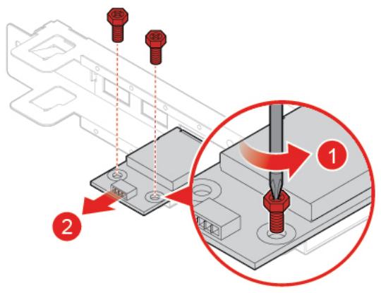 LENOVO M720TOWER - Remplacement de la carte du lecteur de cartes - 1