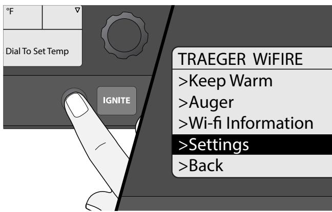TRAEGER TBS7GLECPRO575 - RÉGLAGES - 1
