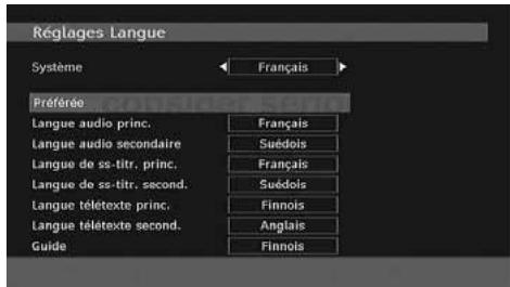 PROLINE LD1922D - Paramètres de langue - 1