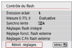 CANON 250D - Réinitialisation de tous les régles par défaut - 2