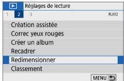 CANON 250D - Redimensionnement des images JPEG - 1