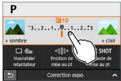CANON 250D - Exemple d'écran (Contrôle rapide) - 2