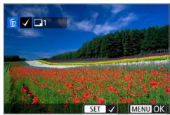 CANON 250D - Cocher < > les images a effacer par lot - 3