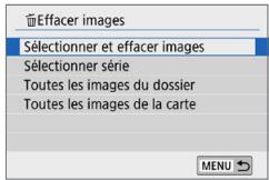 CANON 250D - Cocher < > les images a effacer par lot - 2