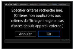CANON 250D - Reglez les critères de recherche. - 1