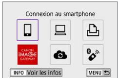 CANON 250D - Enregistrement de plusieurs réglages de connexion - 2