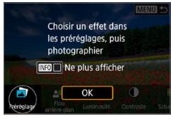 CANON 250D - Prise de vue en appliquant des effets (Création assistée) - 2