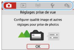 CANON 250D - Procedure de réglage des menus - 1