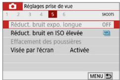 CANON 250D - Exemple:Lorsque [Réduct. bruit multivues] est régla - 1
