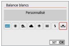 CANON 250D - Importez les données de balance des blancs. - 1