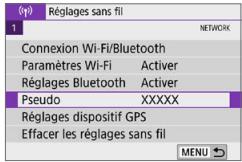 CANON 250D - Modification du pseudo - 1