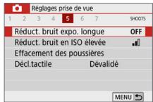 CANON 250D - Réglages des fonctions du menu - 3
