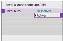 CANON 250D - Transfert automatique des images à mesure que vous photographiez - 3
