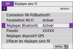 CANON 250D - Adresse MAC - 1