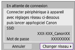 CANON 250D - Sélectionnez [Ajouter périp pour connexion]. - 1