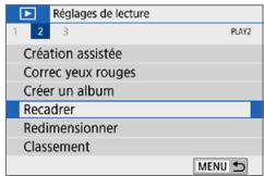 CANON 250D - Recadrage des images JPEG - 1