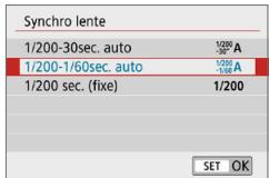 CANON 250D - Synchronisation lente - 2
