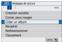 CANON 250D - Édition des albums d'instantanés video - 1