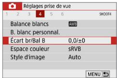 CANON 250D - Correction de la balance des blancs - 1