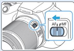CANON 250D - Fixez l'objectif (47). - 1