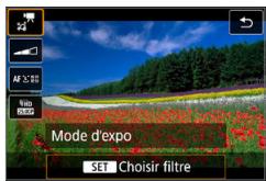 CANON 250D - Enregistrement de videos avec effets de filtrres créatifs - 2