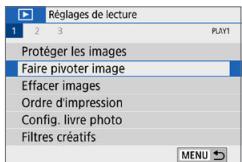 CANON 250D - Rotation des images - 1