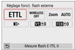CANON 250D - Mode flash - 1