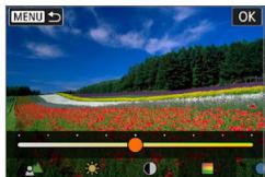 CANON 250D - Appuyez sur la touche <  > - 2