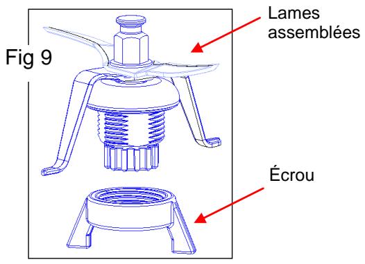 H.ROENIG HHM1028 - Désassembler les lames : - 1