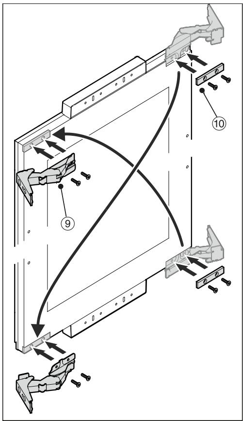 MIELE KWT6722IS - Pour inverser la butée de porte, vous avez besoin des outils suivants : - 10