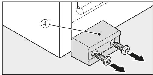 MIELE KWT6722IS - Pour inverser la butée de porte, vous avez besoin des outils suivants : - 5