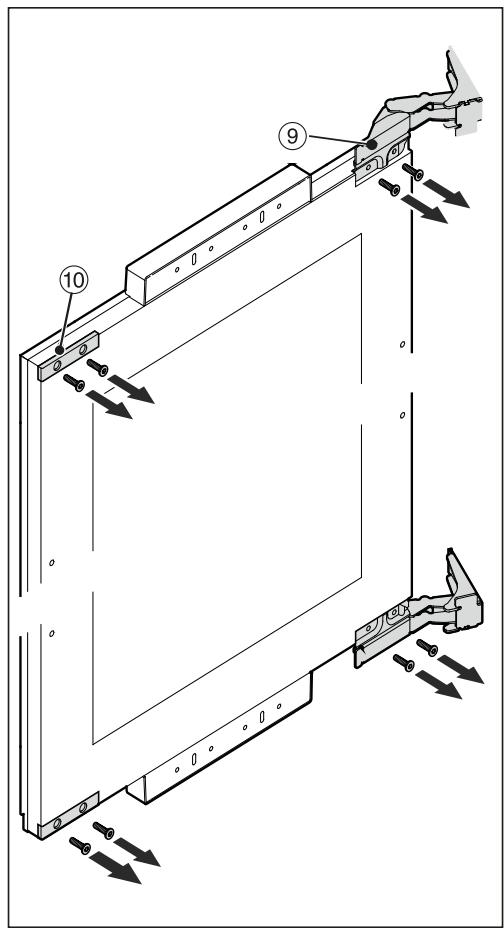MIELE KWT6722IS - Pour inverser la butée de porte, vous avez besoin des outils suivants : - 9