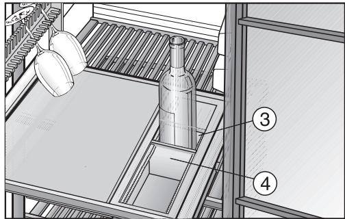 MIELE KWT6722IS - Installer le département à bouteilles - 1