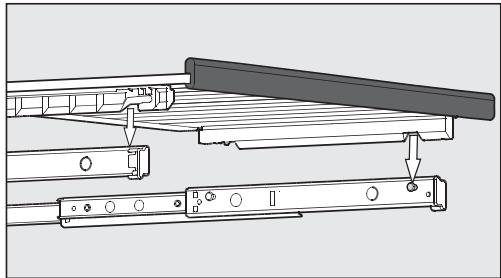 MIELE KWT6722IS - Déplacer les clayettes en bois - 3