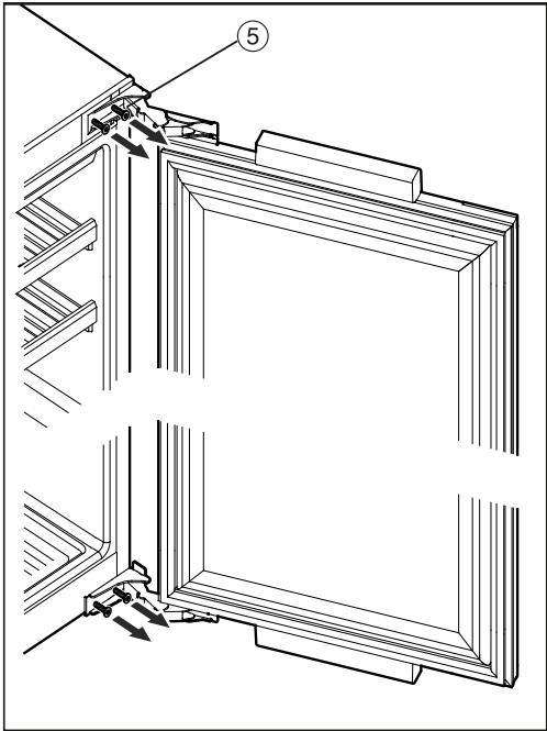 MIELE KWT6722IS - Pour inverser la butée de porte, vous avez besoin des outils suivants : - 6