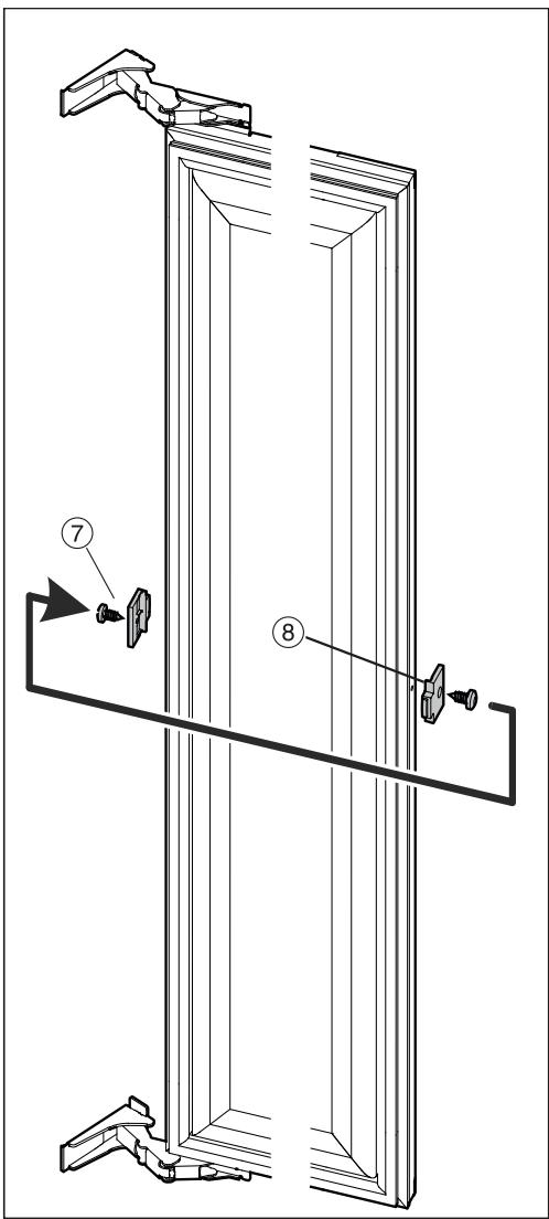 MIELE KWT6722IS - Pour inverser la butée de porte, vous avez besoin des outils suivants : - 8