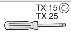 MIELE KWT6722IS - Pour inverser la butée de porte, vous avez besoin des outils suivants : - 2